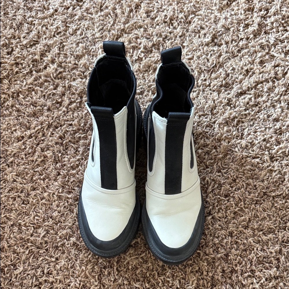 Tory Burch Two-Tone Combat Boots